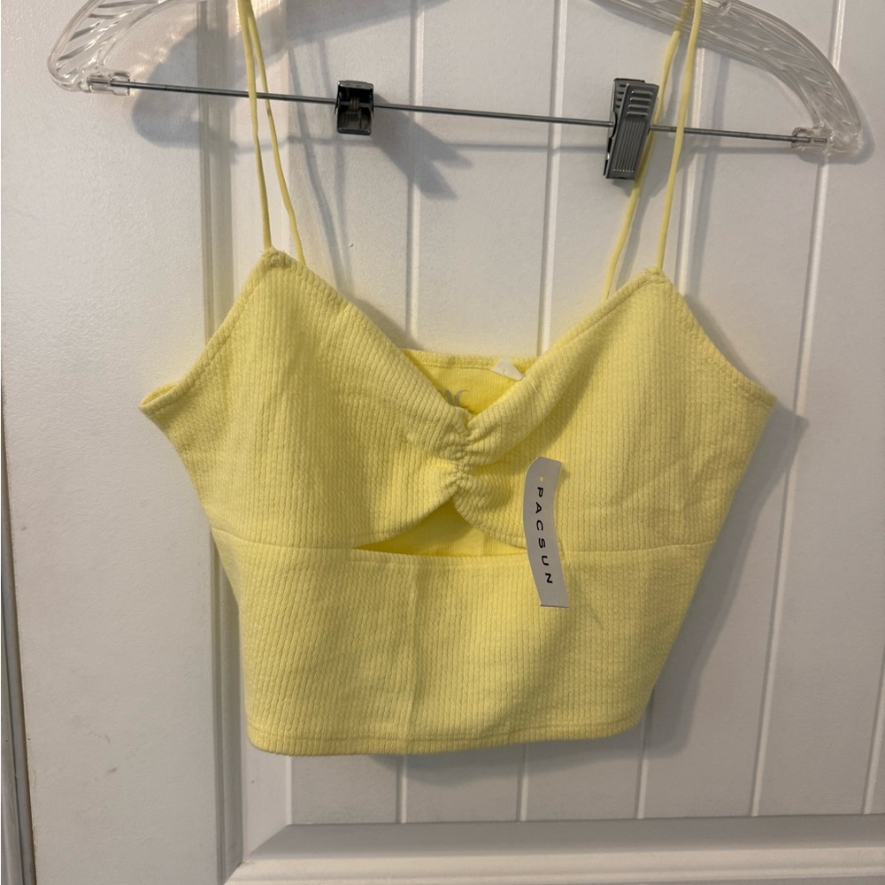 Yellow Women's Top PacSun